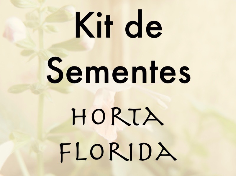 Kit de Sementes - Horta Florida